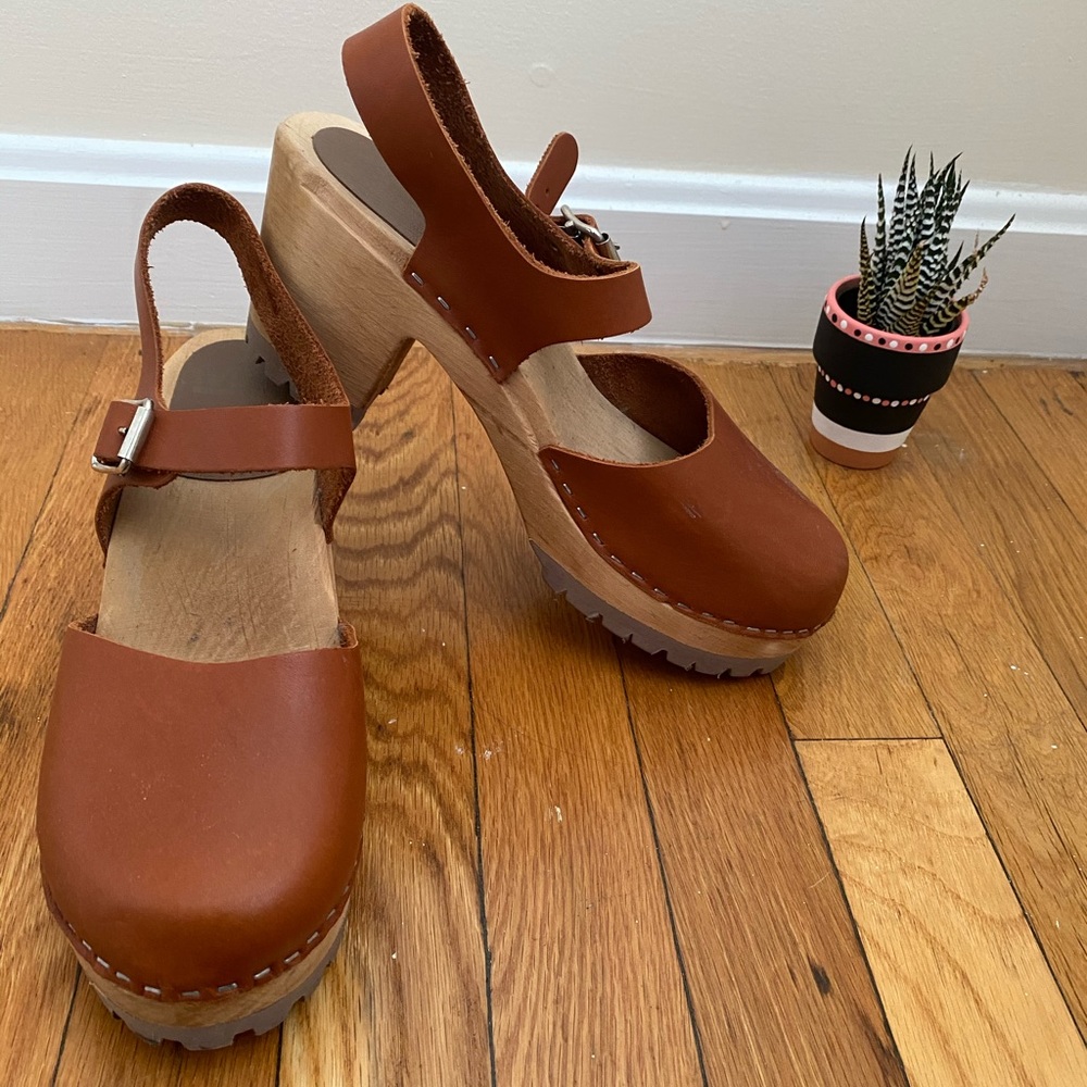 Mia Wooden Clogs